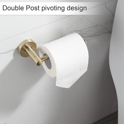 BGL Bathroom Accessory Set Brushed Gold 4 Pieces Towel Rack Set