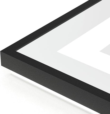 OKPAL LED Bathroom Mirror with Black Metal Frame, 40x24 Lighted Mirrors for Bathroom Wall, Front and Backlit Lighted Bathroom Mirror, Dimmable, Anti-Fog, ETL Listed, Horizontal/Vertical