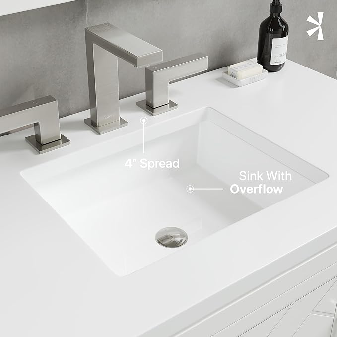 Eviva Cambridge 36 in. White Single Sink Bath Vanity with Quartz Top and Undermount Porcelain Sink