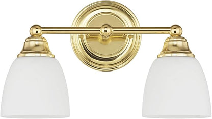 Livex Lighting 13662-05 Somerville 2-Light Bath Light, Chrome