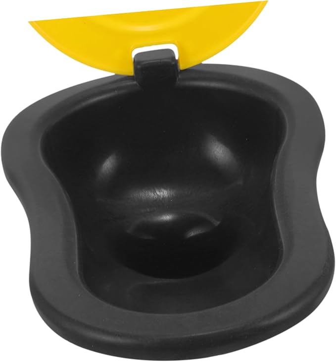 Sturdy Plastic Squat Toilet for Construction Camping Travel Portable Lid for Easy Storage