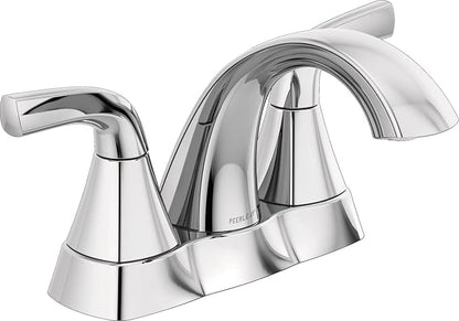 Peerless P2535LF Parkwood Two Handle Lavatory Faucet Centerset, Chrome