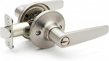 Copper Creek DL1240SS Daley Keyed Entry Door Lever, Satin Stainless
