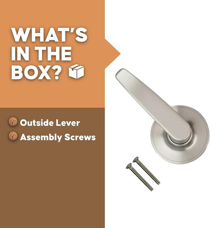 Copper Creek DL1290SS Daley Dummy Door Lever, Satin Stainless