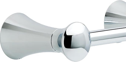 Delta Lahara (1-Pack) Toilet Paper Holder Polished Chrome Tissue Roll Holder for Bathroom Organization and Storage Pivoting Toilet Tissue Holder Wall Bathroom Accessories 73850