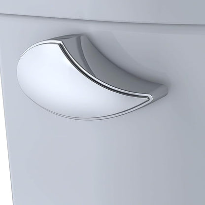 TOTO® EntradaTM Two-Piece Round 1.28 GPF Universal Height Toilet, Cotton White - CST243EF#01