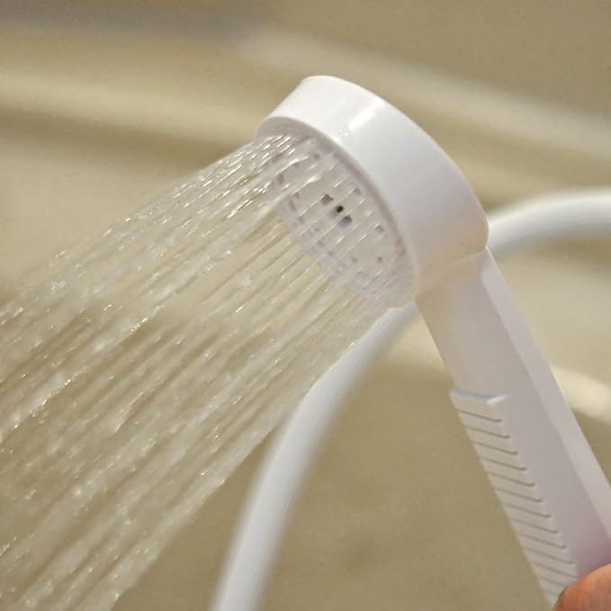 Danco VersaSpray Portable Handheld Shower Head Sprayer, White (10086)