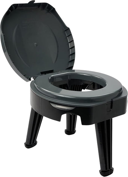 Reliance Products FOLD-to-GO Folding Portable Camping Toilet | 300 Pound Capacity | Compact & Lightweight | camping-sanitation-supplies