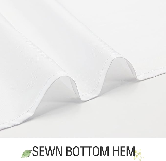 Blue Eucalyptus Shower Curtain, Watercolor Floral Print, 36x72 | Watercolor Plant Leaves Floral Print, Small Stall Waterproof Fabric Bathroom Decor, Machine Washable, Rustproof Grommets
