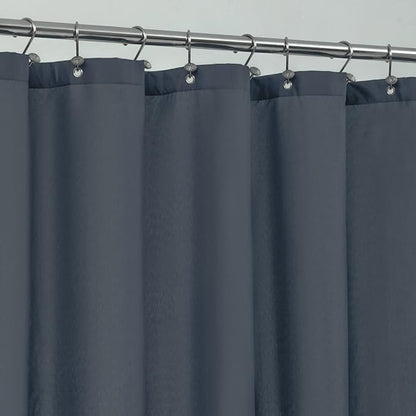 ALYVIA SPRING Stall Waterproof Shower Curtain or Liner Stone Blue, 36x72 | 2 Magnets, Soft Cloth & Hotel Quality, Machine Washable, Light-Weight, Stall Size