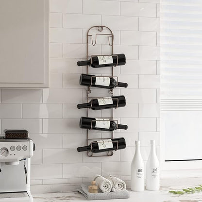 Towel Racks for Bathroom Wall Mounted Metal Wine Rack Towel Shelf Towel Holder for Bath Antique Bronze
