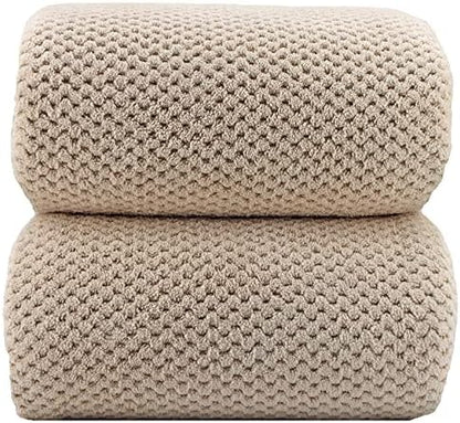 YTYC 39x78 Bath Sheets,Towels for Bathroom,Beige,2-Pieces