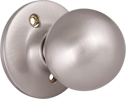 Design House 781872 Ball Passage Hall and Closet Door Knob Satin Nickel