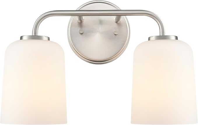 ML Lighting 214202-BN Laphia 14" Wide 2-Light Vanity - Brushed Nickel