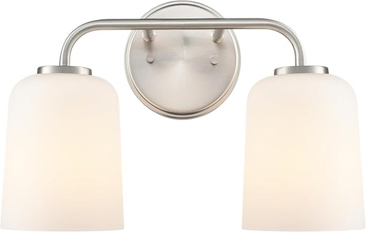 ML Lighting 214202-BN Laphia 14" Wide 2-Light Vanity - Brushed Nickel