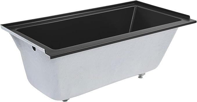Swiss Madison Voltaire 60" x 30" Left-Hand Drain Alcove Bathtub in Matte Black