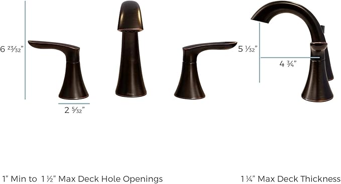 Pfister Weller Bathroom Sink Faucet, 8-Inch Widespread, 2-Handle, 3-Hole, Brushed Nickel Finish, LG49WR0K
