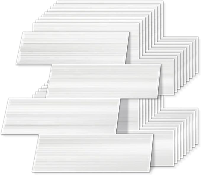 Tilingview 10PCS Peel and Stick Backsplash for Kitchen, 3"x 9" Self-Adhesive Vinyl Gel Subway Tile, Wall Tile for Home Decoration (Light Gray)
