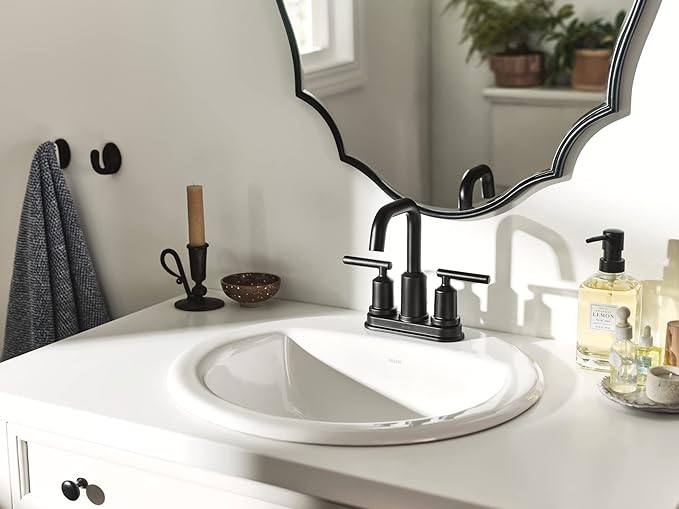 Moen White Vitreous China Drop-in Countertop Sink, 19 X 8.25 Inch Oval Bathroom Sink with a High Gloss Porcelain Finish for Vanity Countertop Placement, BGCW13OD1919