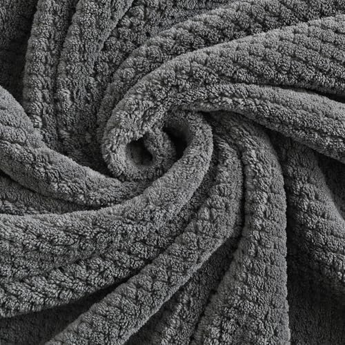 YTYC 39x78 Bath Sheets Set,Towels for Bathroom,Charcoal,6-Pieces