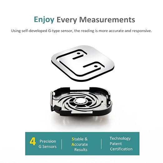 Bathroom Scale for Body Weight Digital Weighing Scale Grey | 0.2lb Steps, 330lb Capacity, Clear Screen, Step-On Technology, Accurate Electric Weight Loss Watcher, Included Battery, Gifts