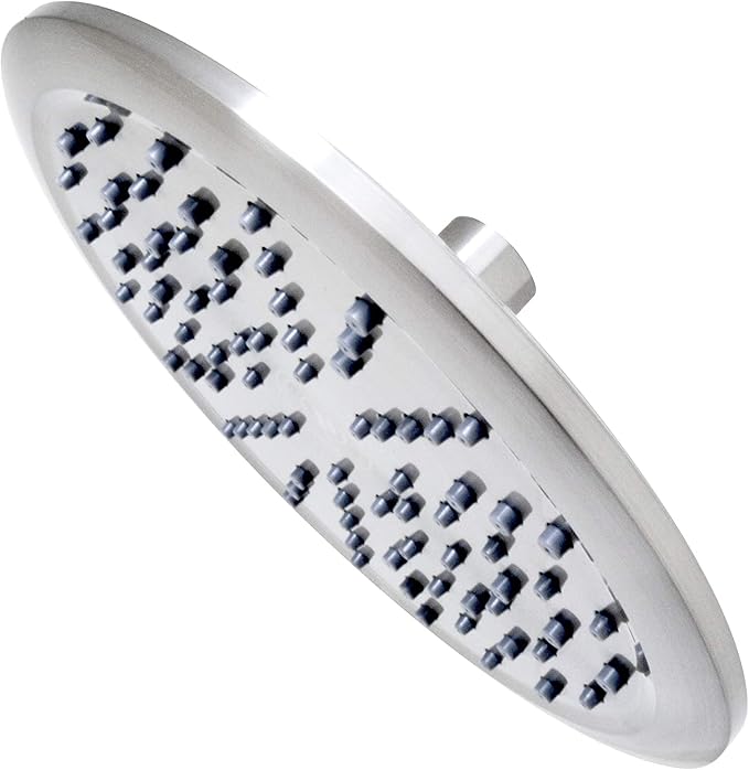 Niagara Conservation N9520CH Rainfall Spa 1-Spray with 2 GPM 8-in. Wall Mount Adjustable Fixed Shower Head in Chrome, 1-Pack | Bathroom Shower Head Sprayer with Pressure Compensation