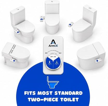 Bidet Attachment for Toilet, Dual Nozzle, Self-Cleaning, Adjustable