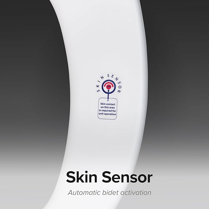 SmartBidet® SB-2400 Advanced Electric Smart Bidet Slim Profile Seat in Elongated White with Remote Control, LED Night Light, Stainless Steel Nozzle, Heated Seat, Warm Dryer