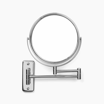 JERDON Wall-Mounted Magnifying Mirror - Bathroom Makeup Mirror with 8X Magnification - 8-Inch Diameter - Chrome Finish - Model JP7808C