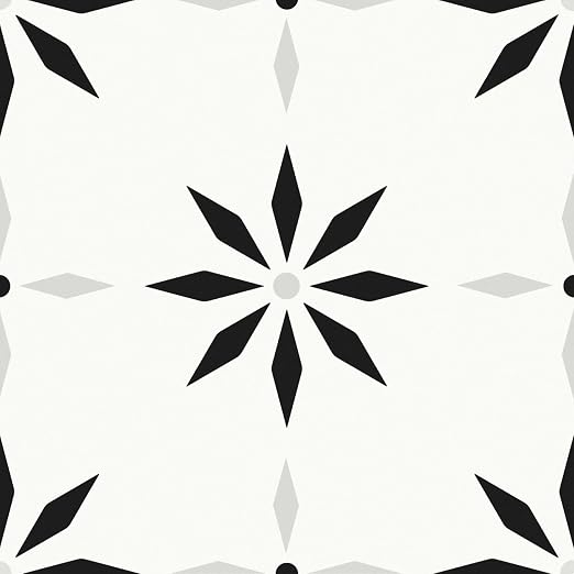Peel and Stick Floor Tile, 7.9"x7.9" Vinyl Flooring for Bathroom Kitchen, Waterproof Non-Slip Durable Self-Adhesive Easy DIY Removable