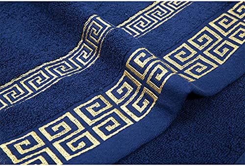 100% Cotton Highly Absorbent Embroidered Towels 3-Piece Towel Set Hotel Bath Towel, 1 Bath Towels, 2 Hand Towels Extra Thick Beach Bath Towels