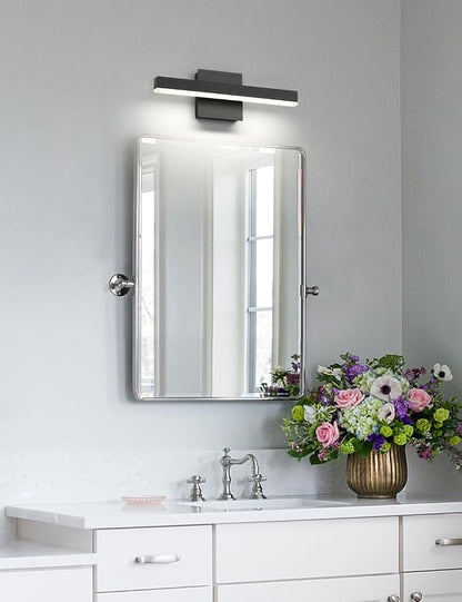 Joossnwell Black Bathroom Vanity Light Fixtures, LED Bathroom Lighting Bar | ETL Certificated, Dimmable 5CCT, Modern Vanity Lighting, Bath Lights Fixture Over Mirror 15.75 Inch 12W