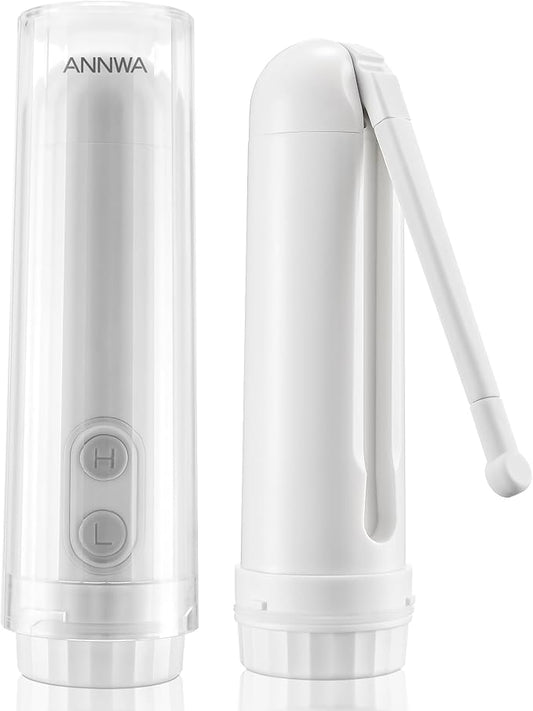 Travel Portable Bidet Sprayer 140mL Nozzle 180° Adjustment IPX6 Handheld Bidet for Personal Hygiene Cleaning, Baby Wash, Postnatal Care, Perineal & Hemorrhoid Treatment(NHJ002E)