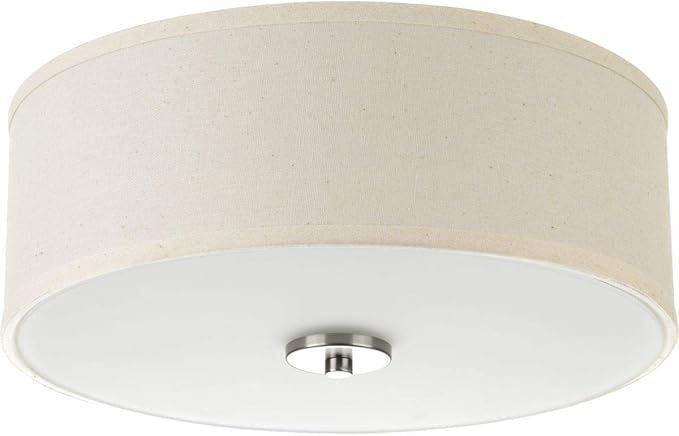 Progress Lighting P3696-0930K9 Close-to-Ceiling, Nickel, 6.00x13.00x13.00