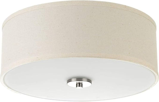 Progress Lighting P3696-0930K9 Close-to-Ceiling, Nickel, 6.00x13.00x13.00