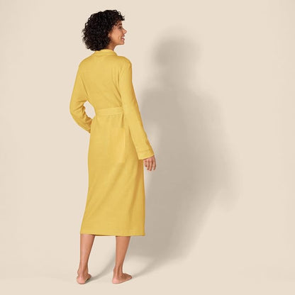 Amazon Essentials Women's Lightweight Waffle Full-Length Bath Robe (Available in Plus Size)