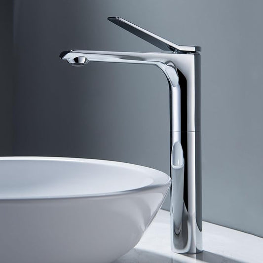 Bathroom Water Faucet Single Hole Faucet for Bathroom Sink Single Handle Hot and Cold Chrome