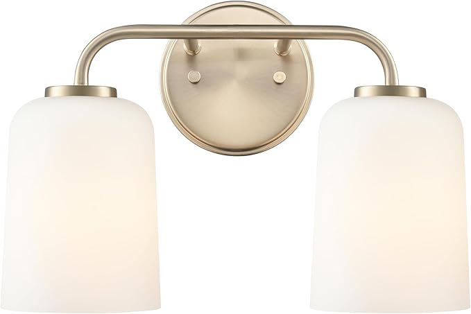 ML Lighting 214202-MG Laphia 14" Wide 2-Light Vanity - Modern Gold