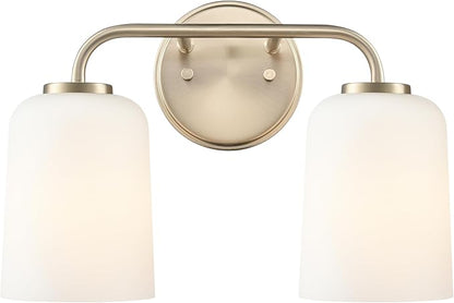 ML Lighting 214202-MG Laphia 14" Wide 2-Light Vanity - Modern Gold