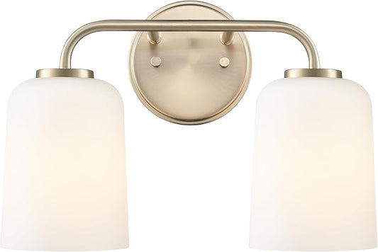 ML Lighting 214202-MG Laphia 14" Wide 2-Light Vanity - Modern Gold