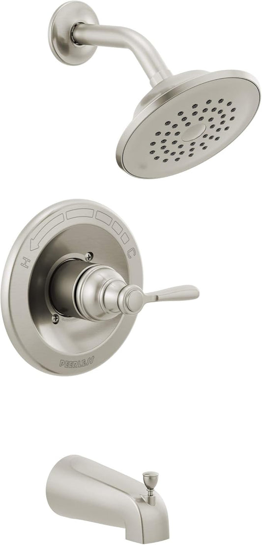 Peerless PTT14465-BN Elmhurst shower trim kit Tub & Shower, With Tub Spout, Brushed Nickel