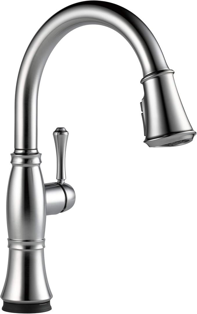 DELTA FAUCET Cassidy Touch Kitchen Faucet, Oil Rubbed Bronze Kitchen Faucets with Pull Down Sprayer, Kitchen Sink Faucet, Faucet for Kitchen Sink, Touch2O Technology, Venetian Bronze 9197T-RB-DST