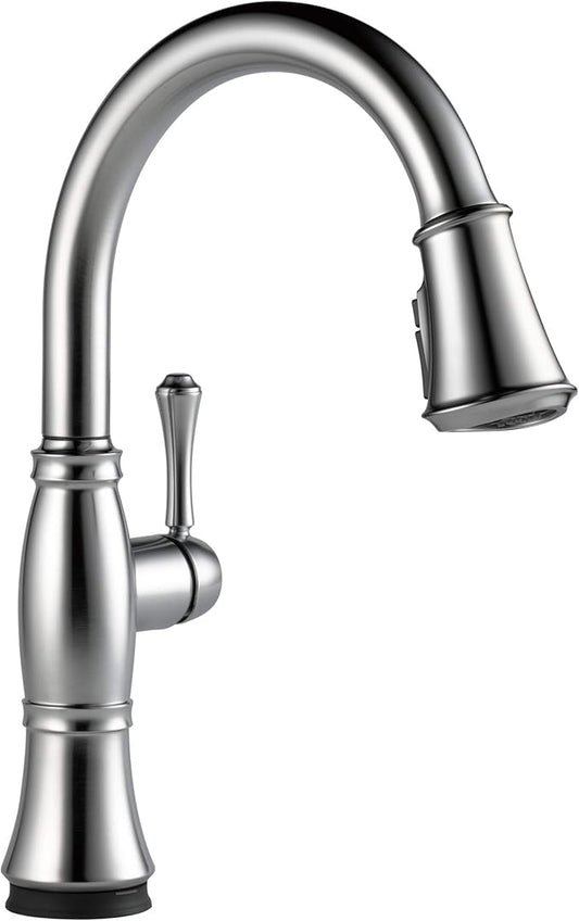 DELTA FAUCET Cassidy Touch Kitchen Faucet, Oil Rubbed Bronze Kitchen Faucets with Pull Down Sprayer, Kitchen Sink Faucet, Faucet for Kitchen Sink, Touch2O Technology, Venetian Bronze 9197T-RB-DST