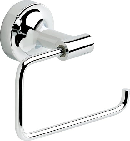 Franklin Brass Voisin (1-Pack) Toilet Paper Holder Polished Chrome Tissue Roll Holder for Bathroom Organization and Storage European Single Post Toilet Tissue Holder Wall Bathroom Accessories VOI50-PC