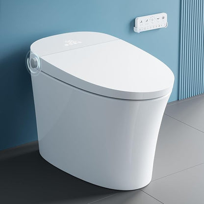 Uncle Brown Smart Toilet UBST12P, Advanced Bidet toilet with Powerful 1000g MaP Flush Score, ADA Height, Foam Shield, PlasmaClean Technology, Heated Seat, Auto-deodorization, Dryer
