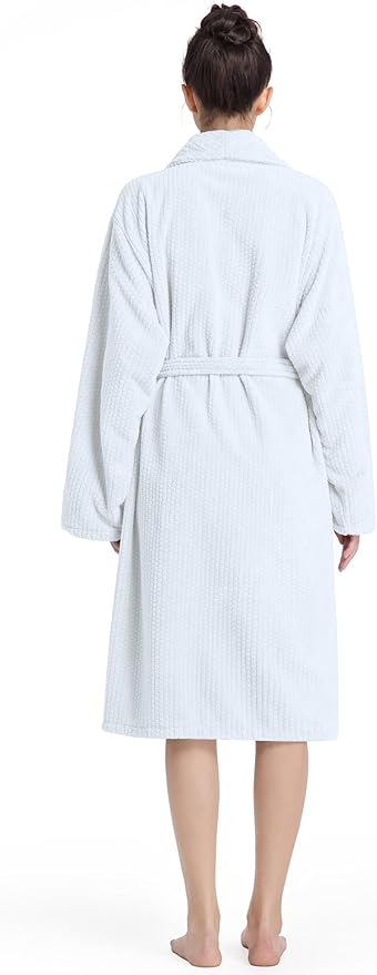 Plush Bath Robes For Women After Shower,Soft Long Towel Robe,Quick Dry&Warm Womens Bathrobe