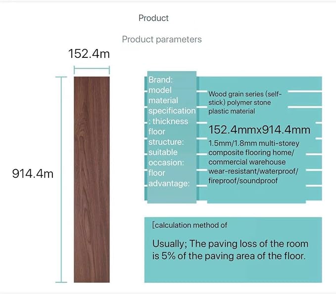 Vinyl Peel and Stick Floor Tile, Self-Adhesive Wood Plank, 10-Pack (15 Square Feet) - 6 Inch Width, 36 Inch Length, 1.2mm - Hickory - Easy DIY Nexus Planks for Any Room by Achim Home Decor