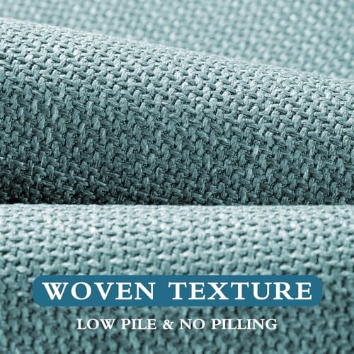 YIHOUSE Bathroom Rugs Thin Bath Mat Sets 4 Pieces Quick Dry,Blue
