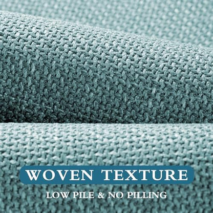 YIHOUSE Bathroom Rugs Thin Bath Mat Sets 4 Pieces Quick Dry,Blue
