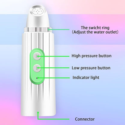 Portable Bidet - LLest Electric Rechargeable Mini Handheld Travel Bidet Sprayer with Travel Bag and USB Cable for Personal Cleaning | Women and Men | Baby & Postpartum Essentials(Green)